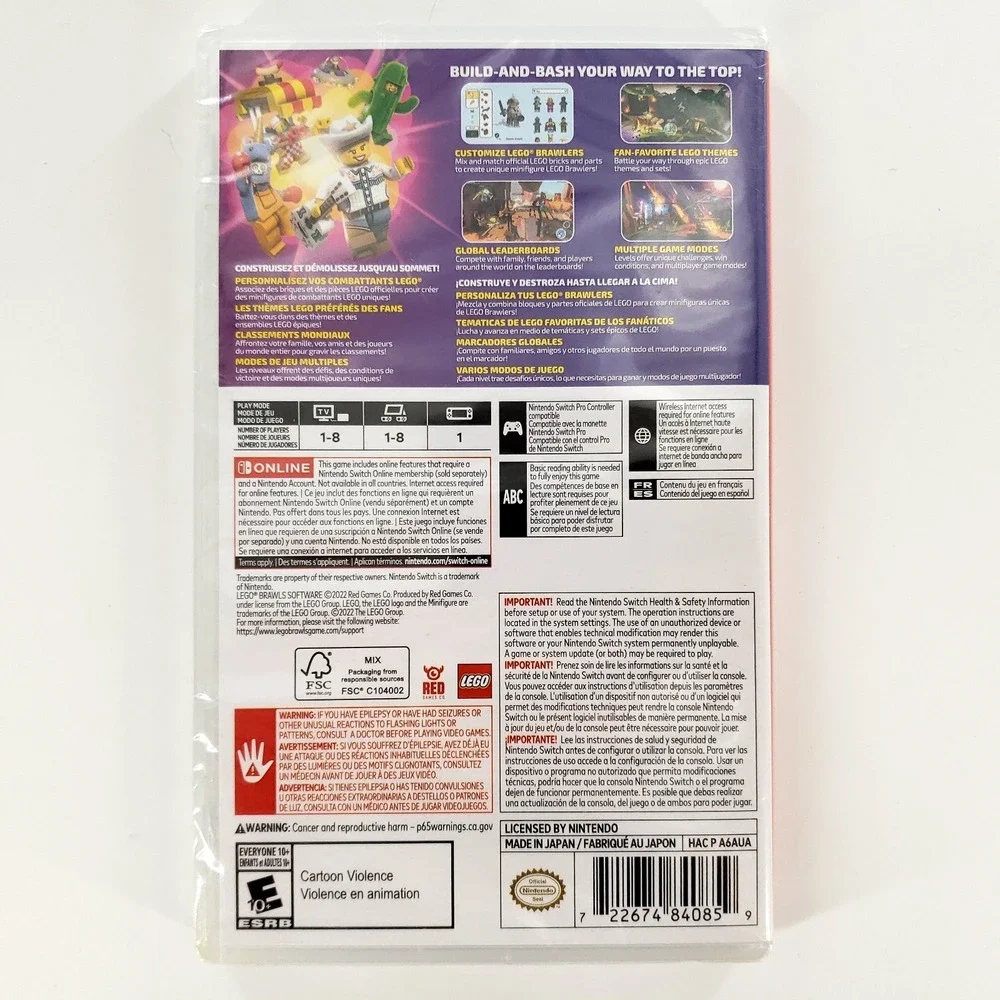 Lego Brawls Nintendo Switch Brand New Factory Sealed